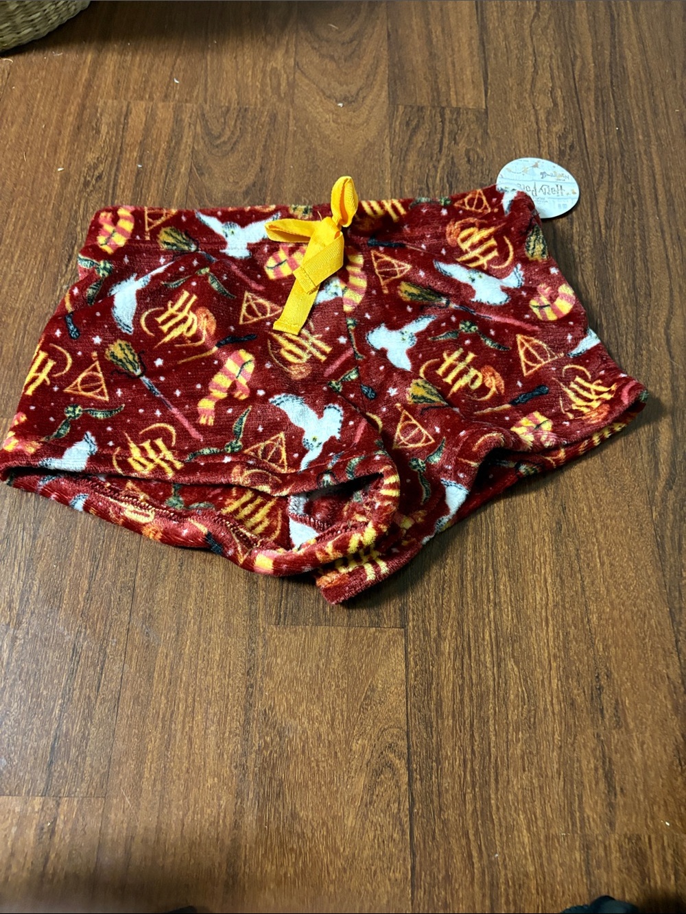 Wizarding World of Harry Potter Plush Womens PJ Shorts size Large NWT
